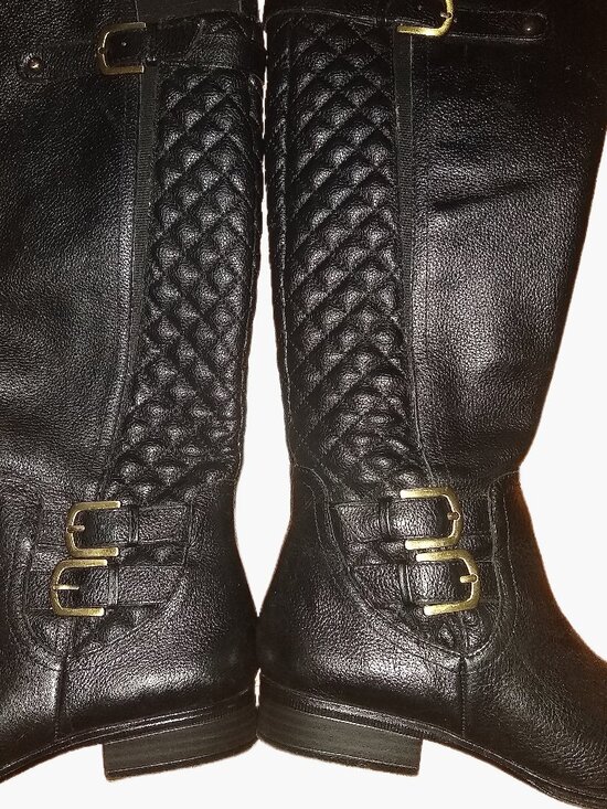 NATURALIZER N5 COMFORT KNEE HIGH BLACK BOOTS SIZE 6.5 US - Picture 3 of 14